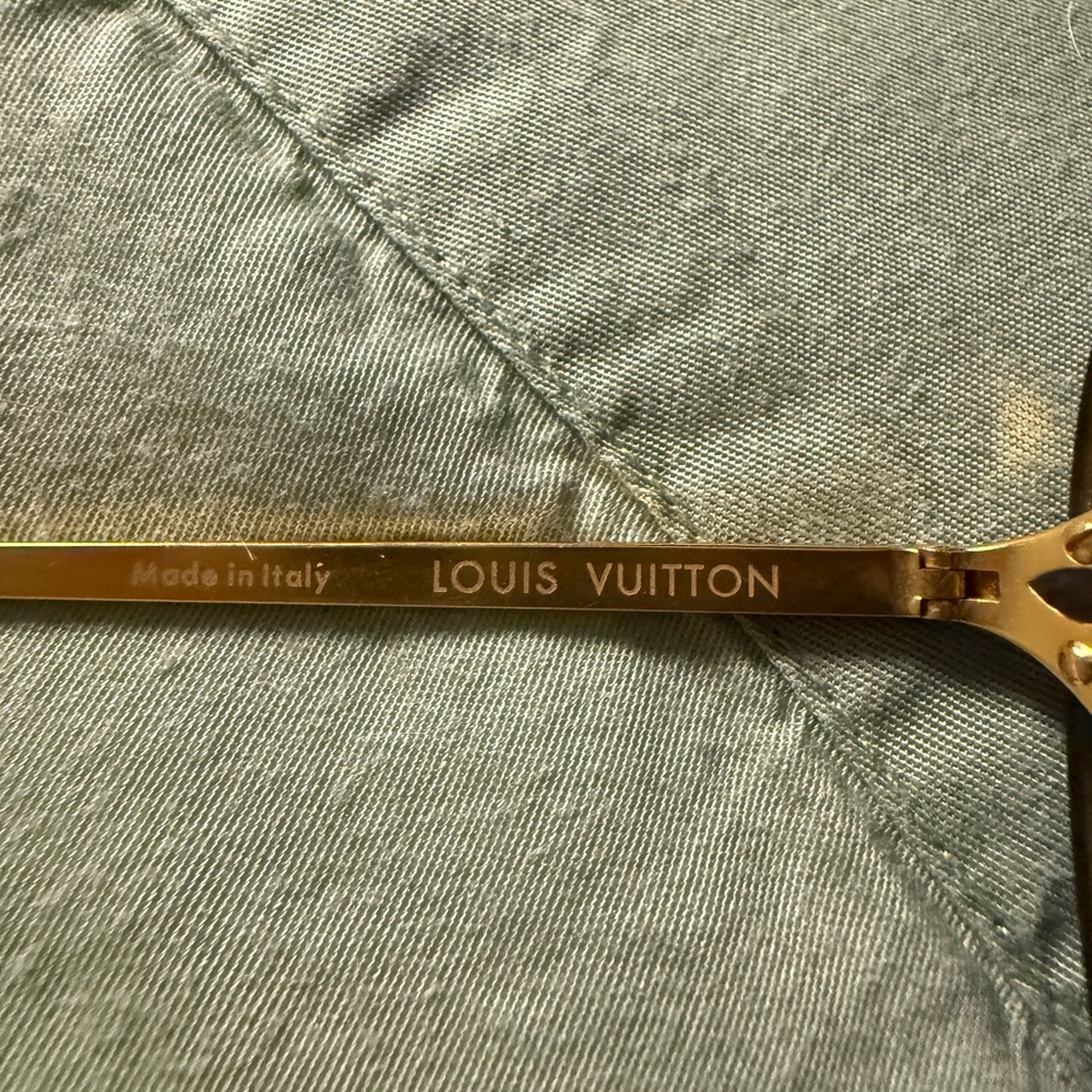 Louis Vuitton Brown and Gold Sunglasses - Picture 11 of 12
